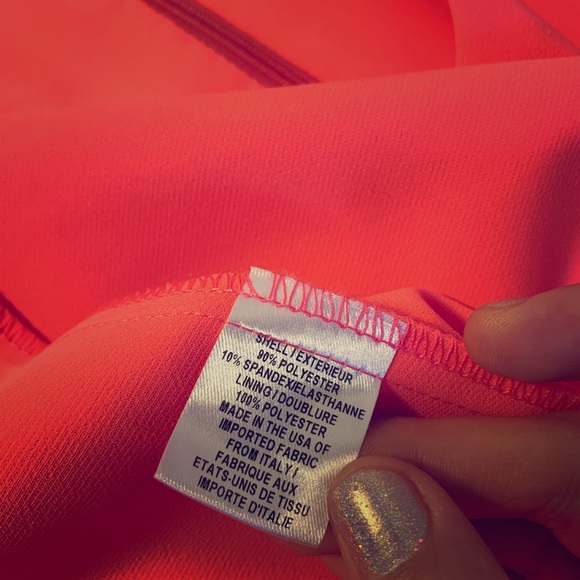 Milly- Neon Pink High-Low Flowy Top - Picture 7 of 7